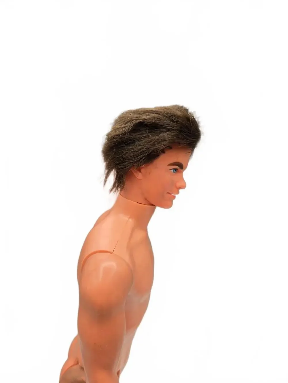 1973 Mattel Mod Hair Ken #4224 vintage Barbie Doll, Rooted Brown Hair, needs TLC